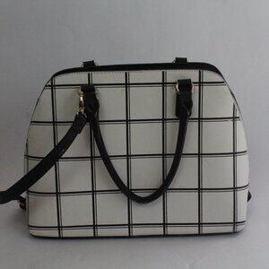 Women's Aldo Black and White Checkered Purse